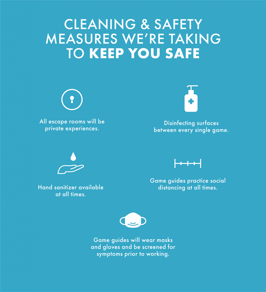 A poster with instructions for cleaning and safety measures.